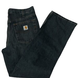 Carhartt Men's Black Relaxed Fit Jeans - Casual Workwear